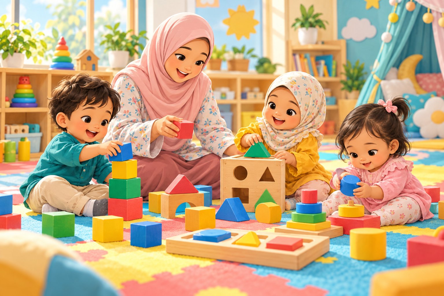 Aktiviti bermain dan belajar
